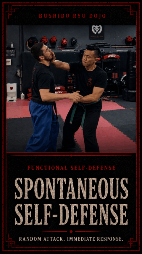 Spontaneous self-defense skills for defending attacks effectively.