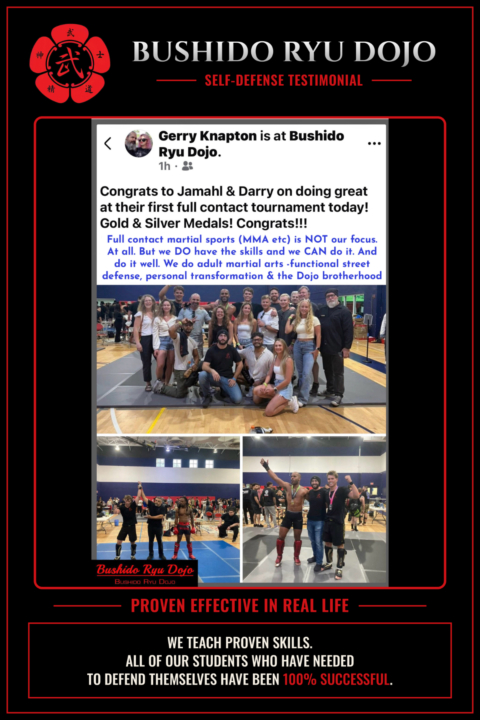 We don't focus on sport. We almost never have anyone go to a tournament. We focus on street combatives but we do know how to do all the skills.