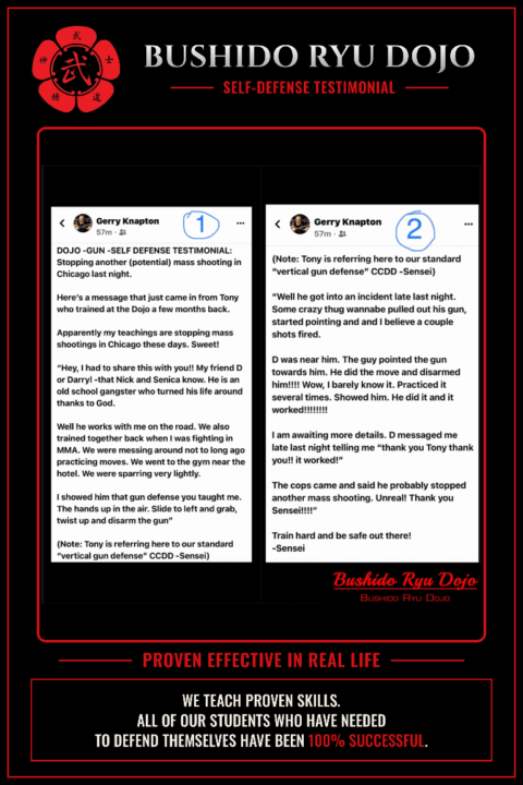 SELF DEFENSE TESTIMONIAL