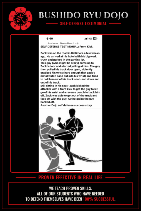 SELF DEFENSE TESTIMONIAL Zack has to defend himself against a crazy guy who attacked him while he was working in Baltimore. 
