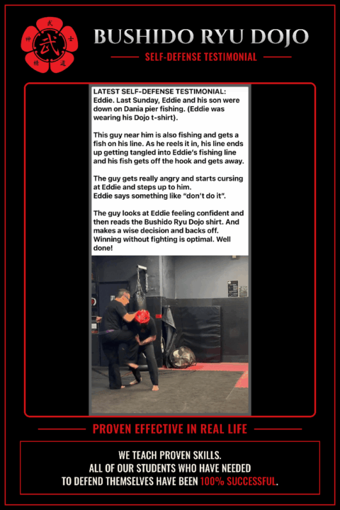 SELF DEFENSE TESTIMONIAL Eddie has to defend himself versus an aggressive man down in Dania Pier.